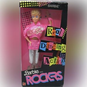VTG 1986 BARBIE AND THE ROCKERS REAL DANCING ACTION MATTEL DOLL TOY #3055 KEN